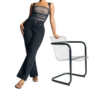 Abercrombie & Fitch 90's Relaxed Jean High Rise Curve Love Black Size 34s/18s